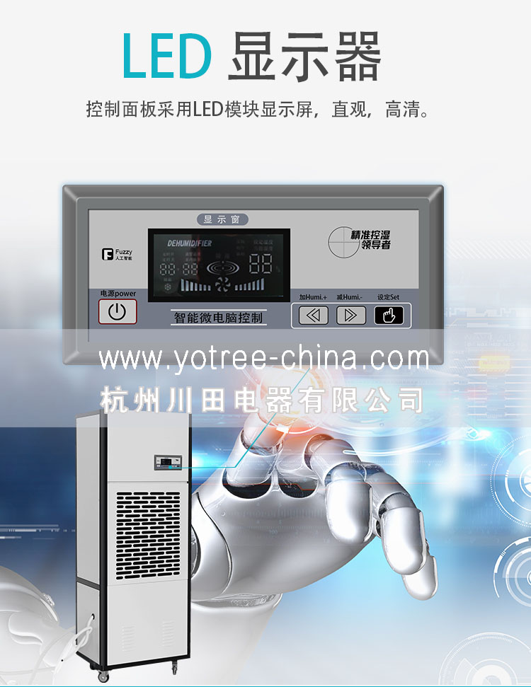 數(shù)字顯示，全中文操作界面-川田除濕機.jpg